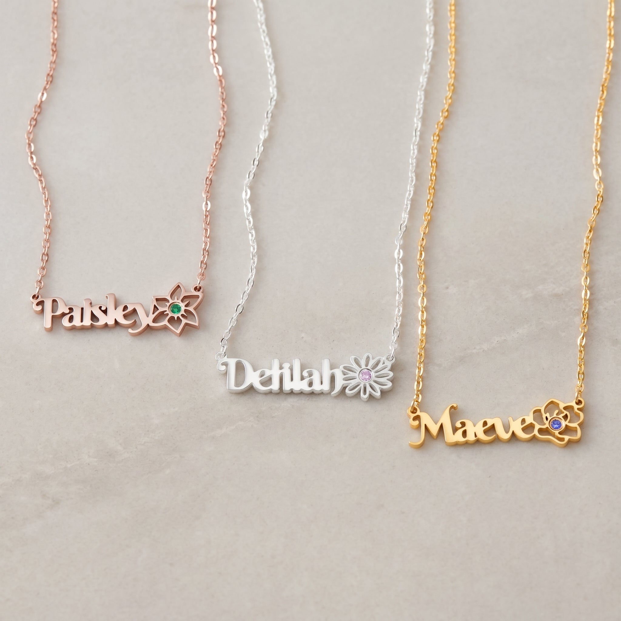 JWH personalized birthstone jewelry